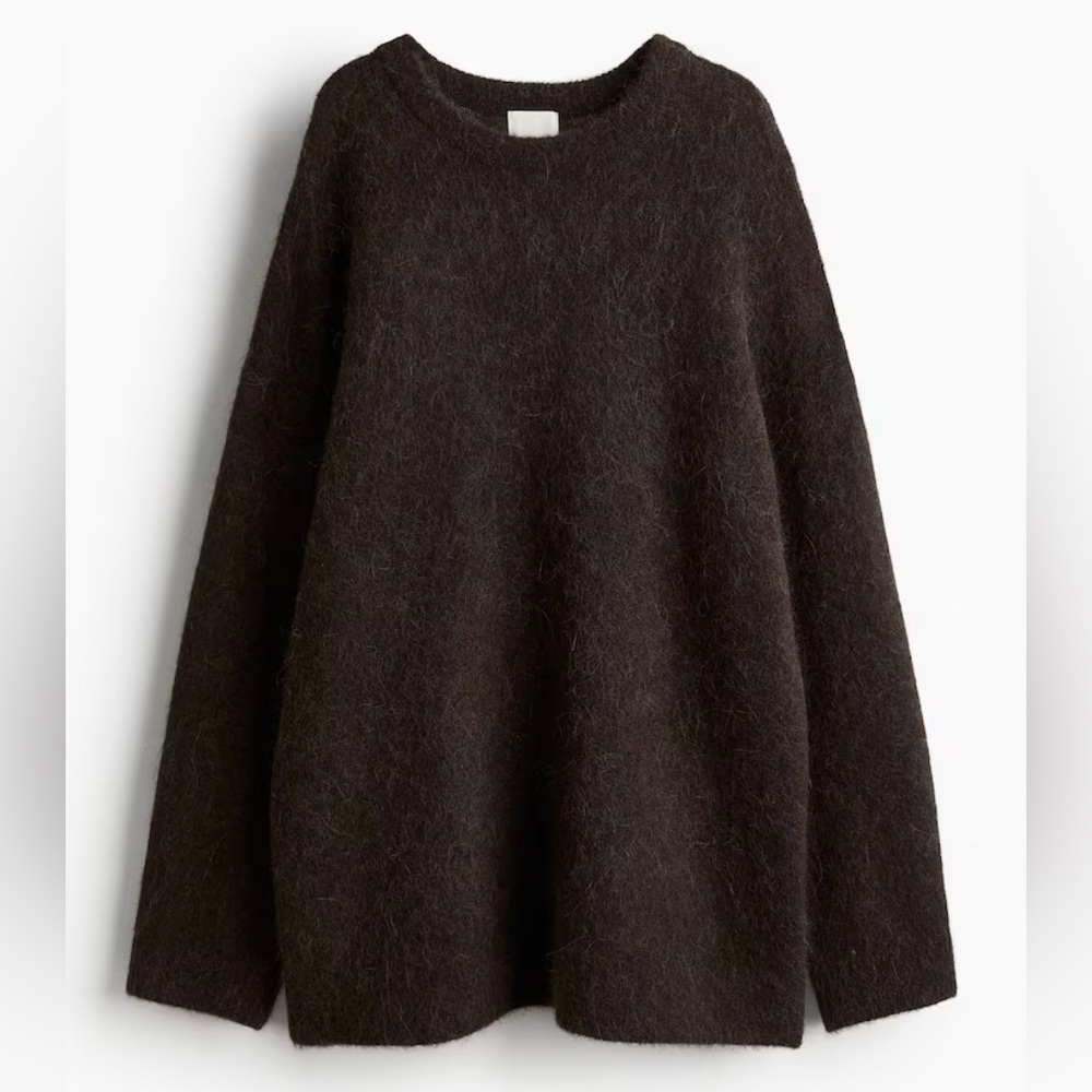 OVERSIZED ALPACA-BLEND SWEATER